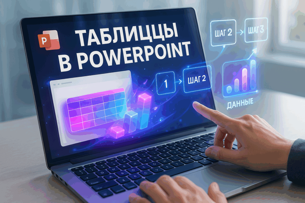 Как вставить таблицу в презентацию PowerPoint: работа с данными в 3 шага