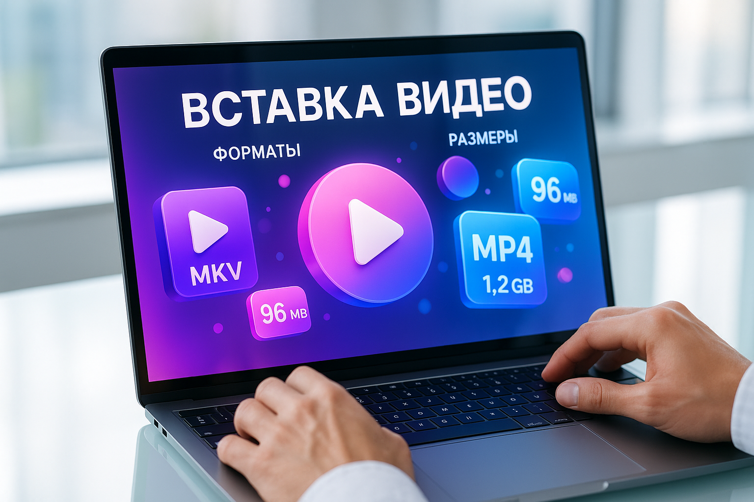 Как вставить видео в презентацию — поддерживаемые форматы и размеры файлов