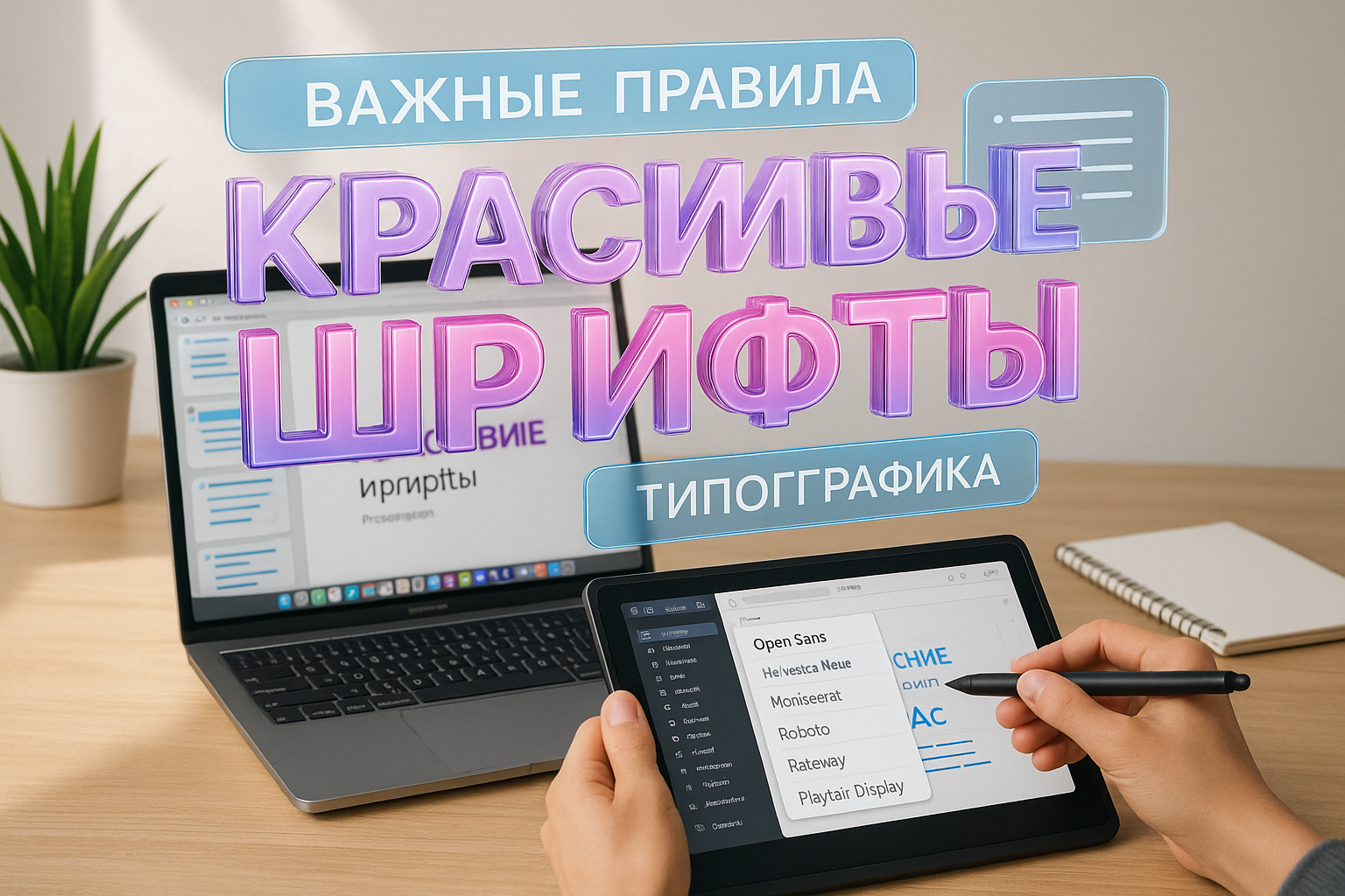 Как выбрать красивые шрифты для презентации: 8 правил профессиональной типографики