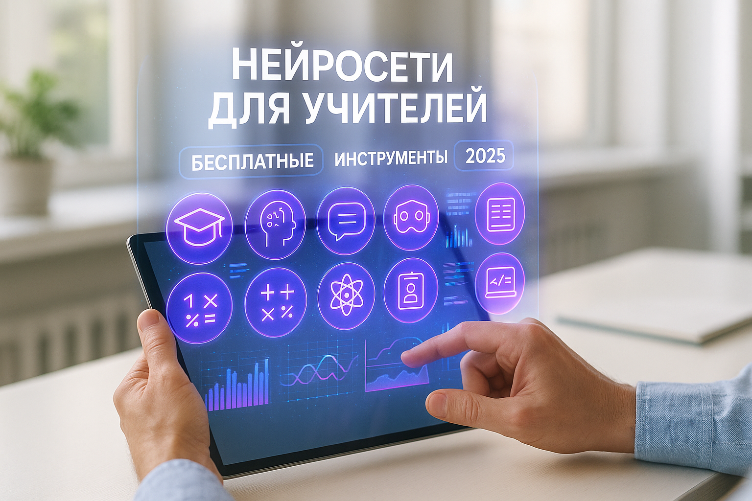 Нейросети для учителей 2025: 10 бесплатных ИИ-инструментов для образования