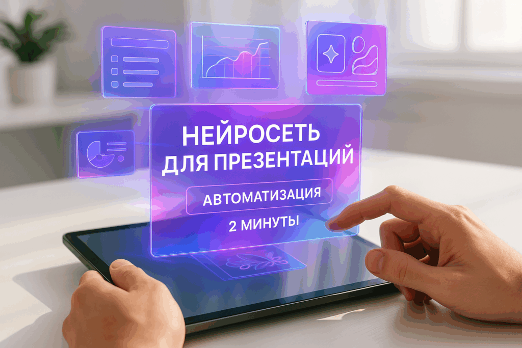 Нейросеть для создания презентации из текста: полная автоматизация за 2 минуты
