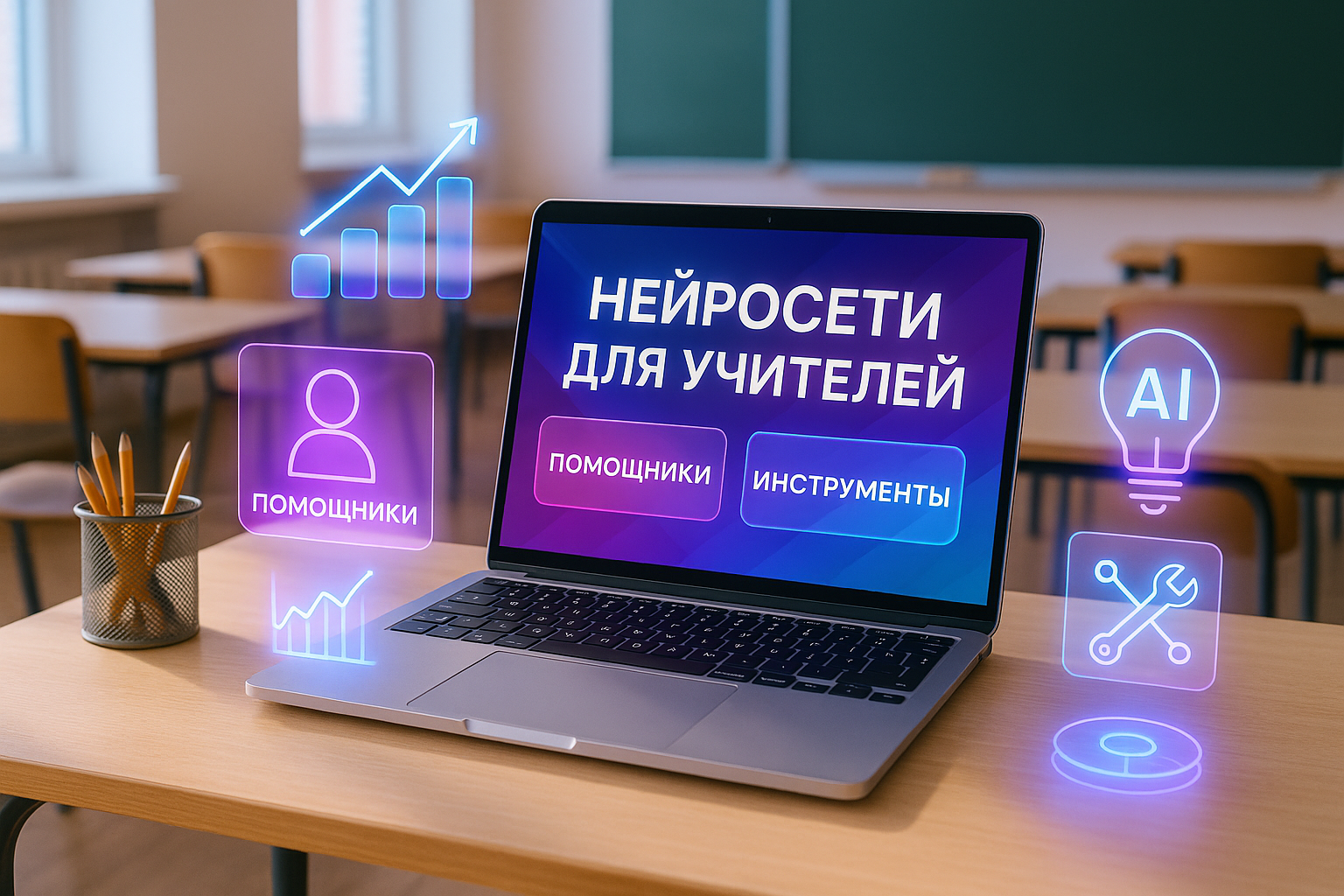 Нейросети для учителей начальных классов: 12 полезных ИИ-помощников