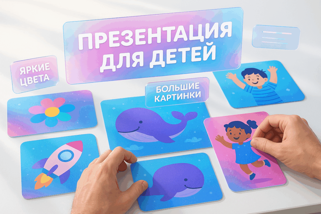 Как сделать презентацию для детей — яркие цвета, большие картинки и простой текст