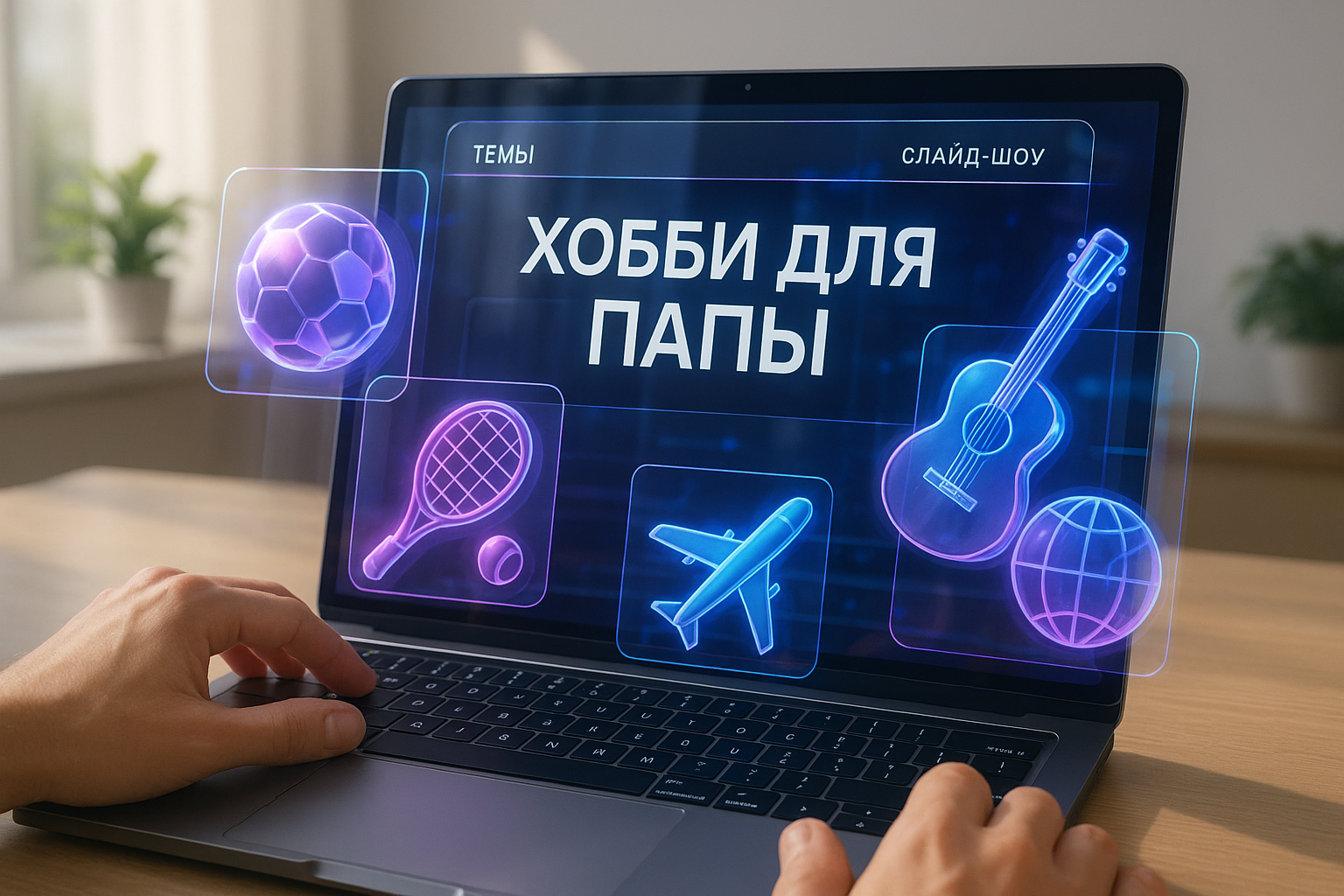Презентация для папы: 8 мужских тем и хобби для слайд-шоу