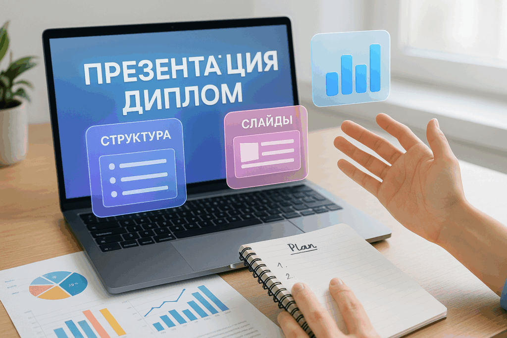 Как сделать презентацию к диплому — структура из 12 слайдов с примерами
