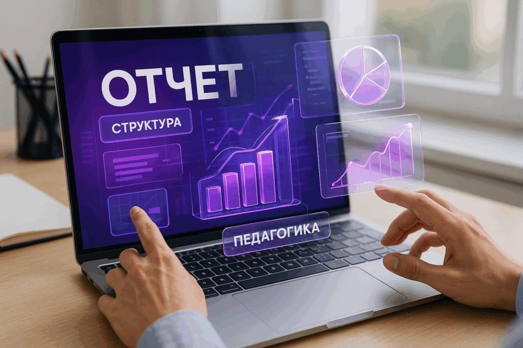 Презентация отчета по воспитательной работе: структура для педагогов