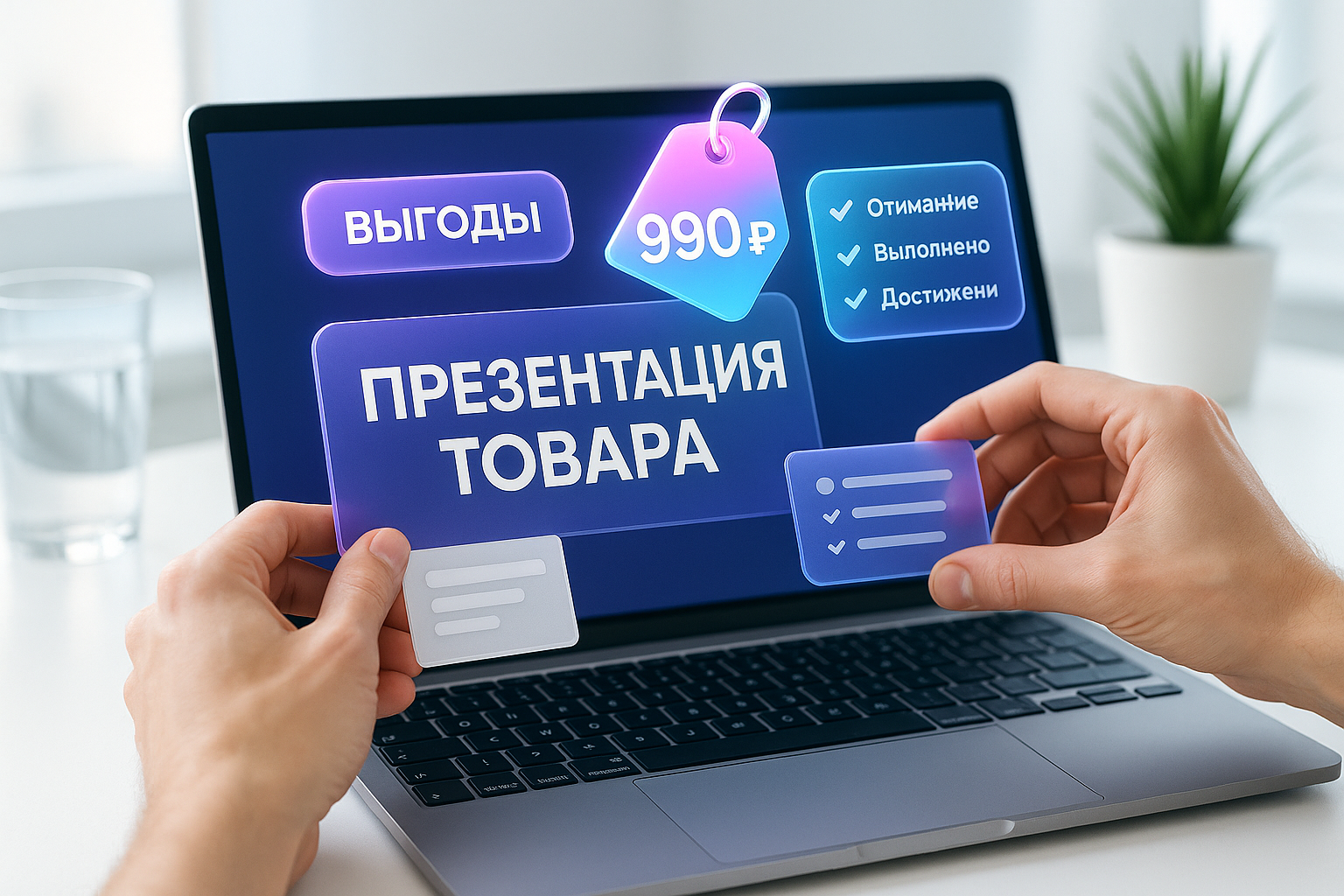 Как сделать презентацию товара — 5 слайдов с выгодами и ценой