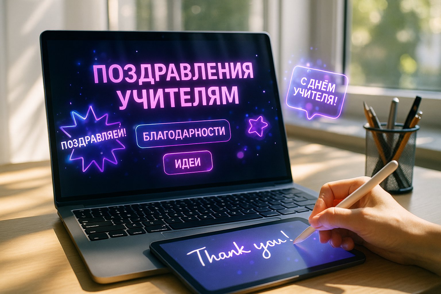 Презентация ко Дню учителя: 15 благодарственных поздравлений педагогам