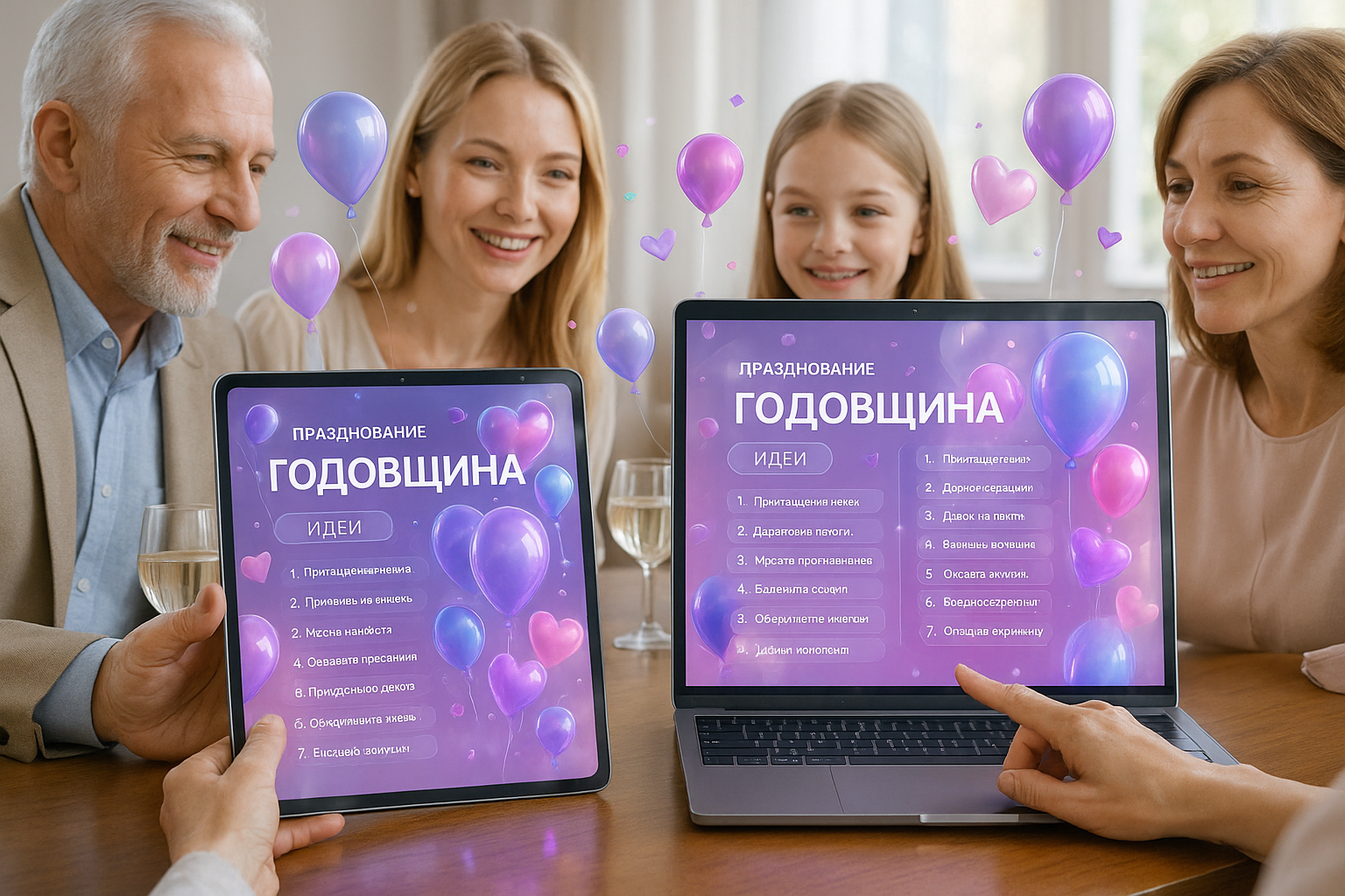 Презентация для годовщины: 10 способов празднования важных семейных дат