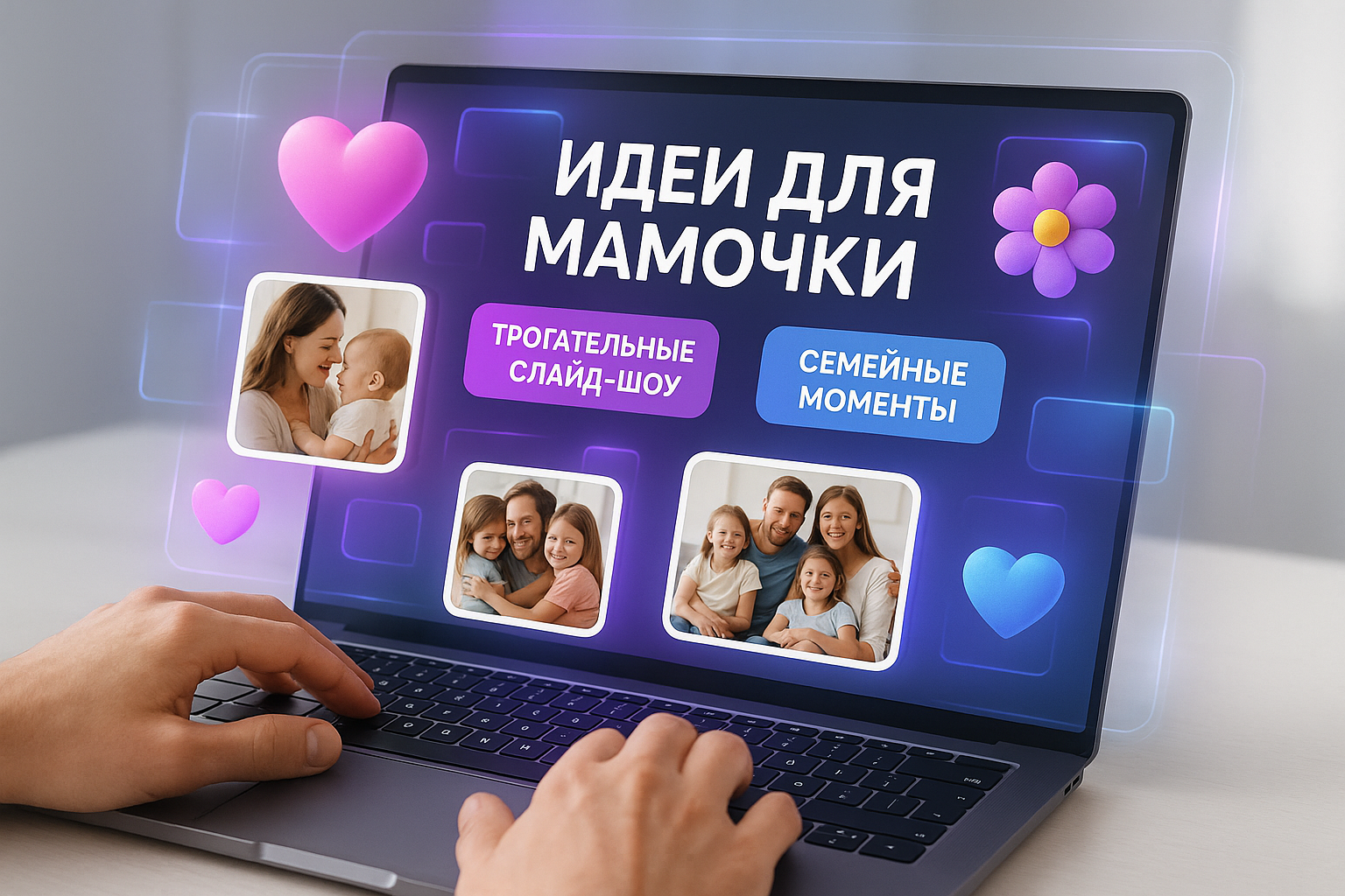 Презентация для мамы: 8 трогательных идей семейных слайд-шоу