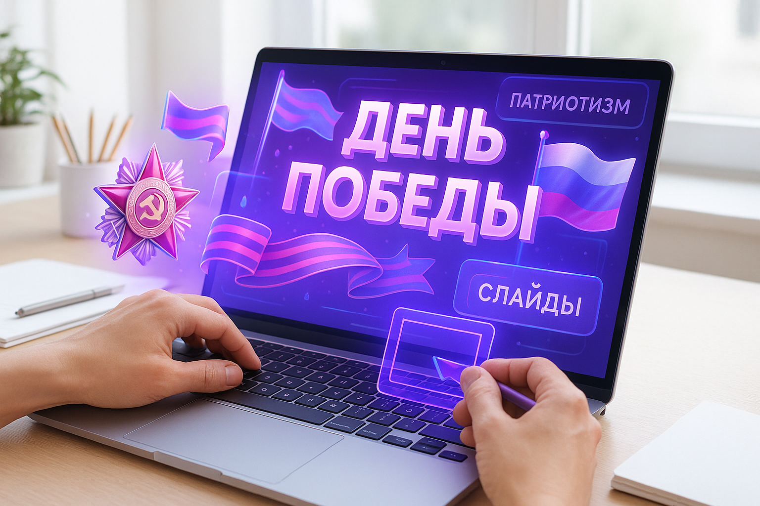 Презентация на 9 мая: 20 патриотических слайдов ко Дню Победы