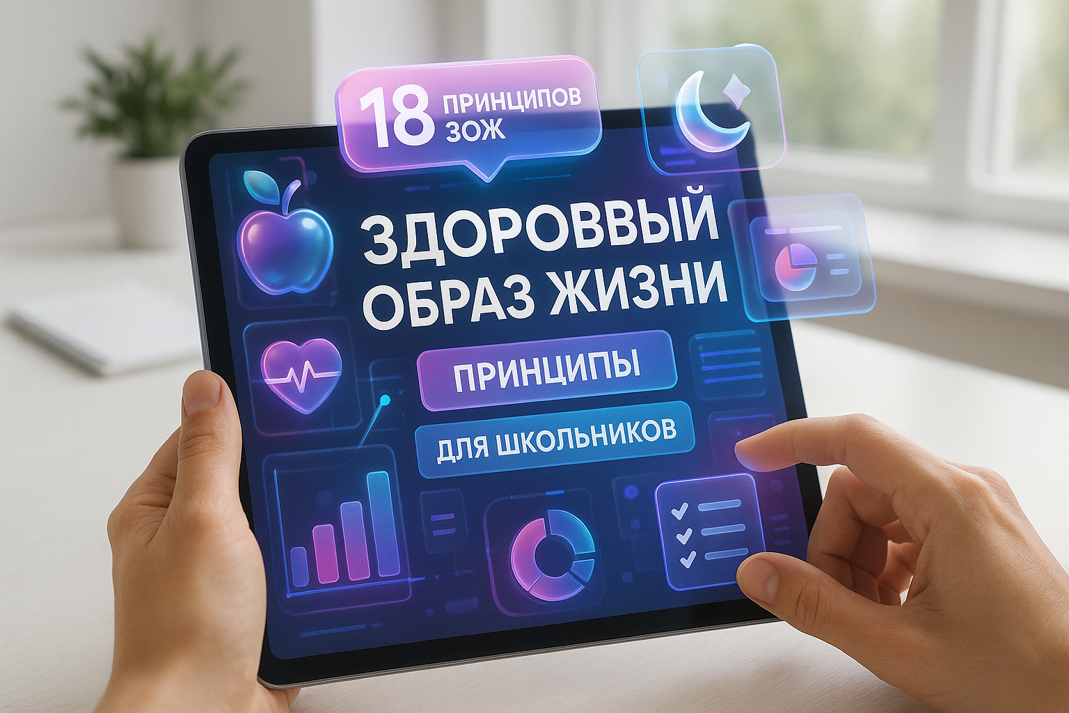 Презентация о здоровом образе жизни: 18 принципов ЗОЖ для школьников
