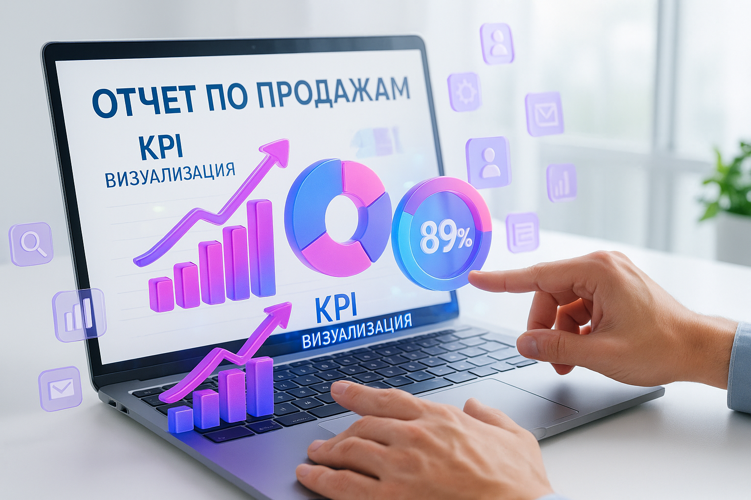 Презентация отчета по продажам: 10 блоков для визуализации KPI