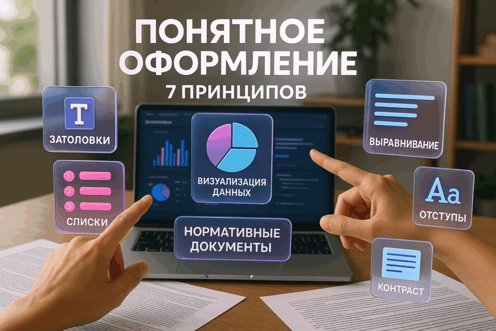 Презентация по нормативным документам: 7 принципов понятного оформления