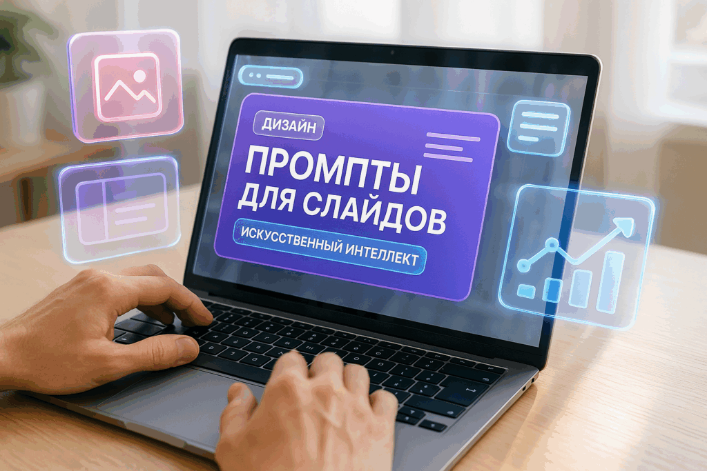 Промпты для оформления слайдов презентации: 9 запросов для дизайна с ИИ