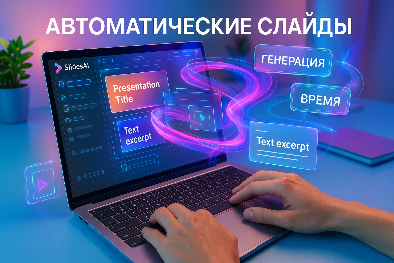 Создание презентаций в SlidesAI: автоматическая генерация слайдов из текста за 2 минуты