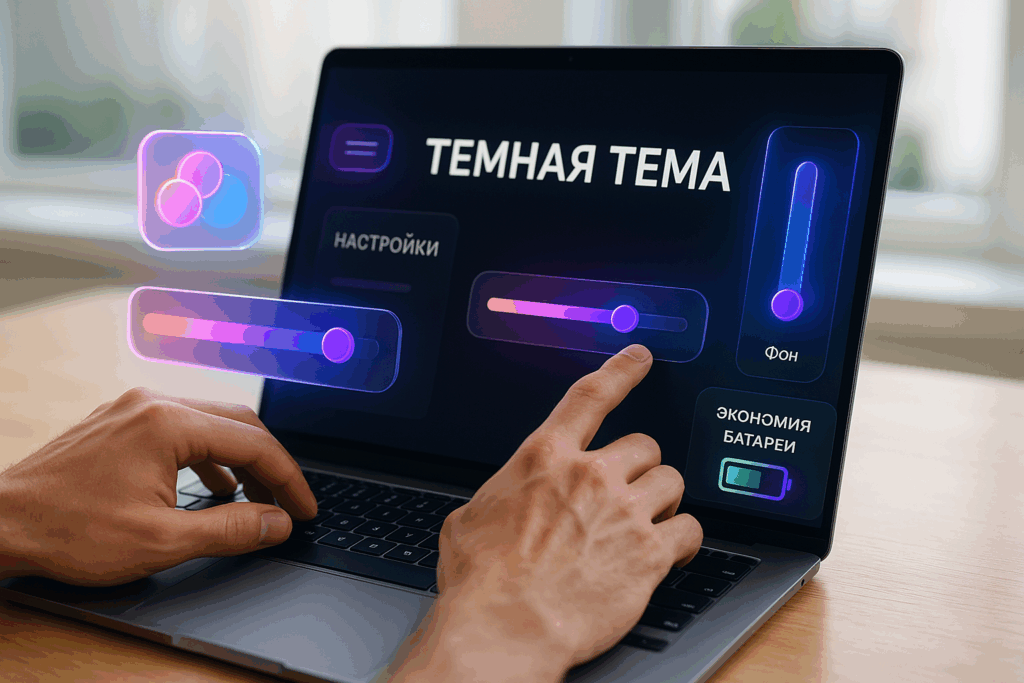 Как применить темную тему в презентации — настройки фона и цветов для экономии батареи