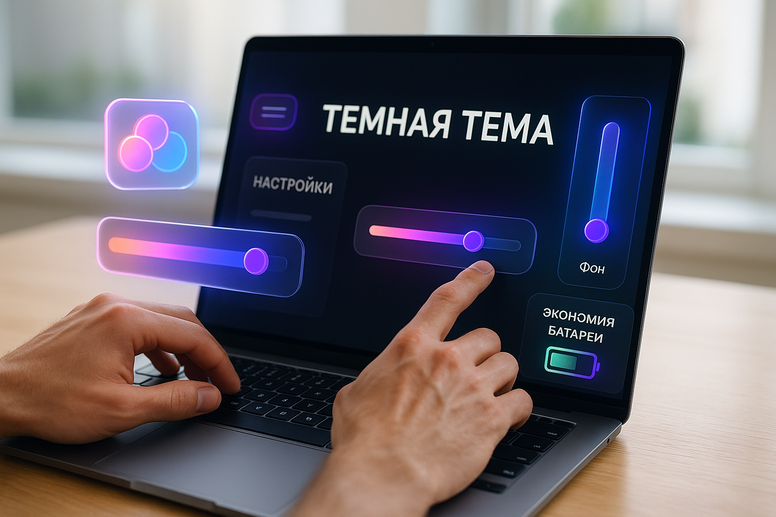 Как применить темную тему в презентации — настройки фона и цветов для экономии батареи