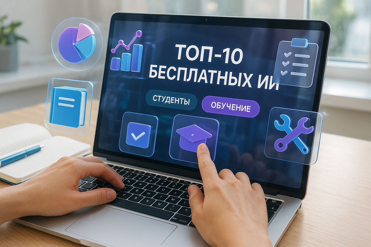 ТОП-10 бесплатных ИИ для студентов 2025: обучение и выполнение заданий