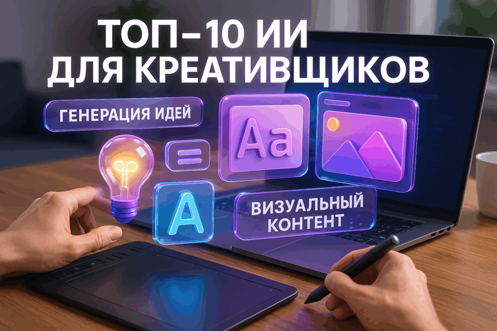 ТОП-10 ИИ для креативщиков: генерация идей и визуального контента