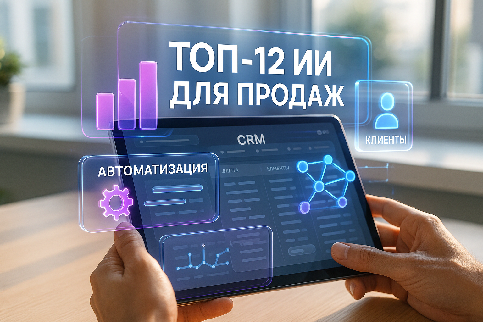 ТОП-12 ИИ для продавцов: CRM автоматизация и работа с клиентами