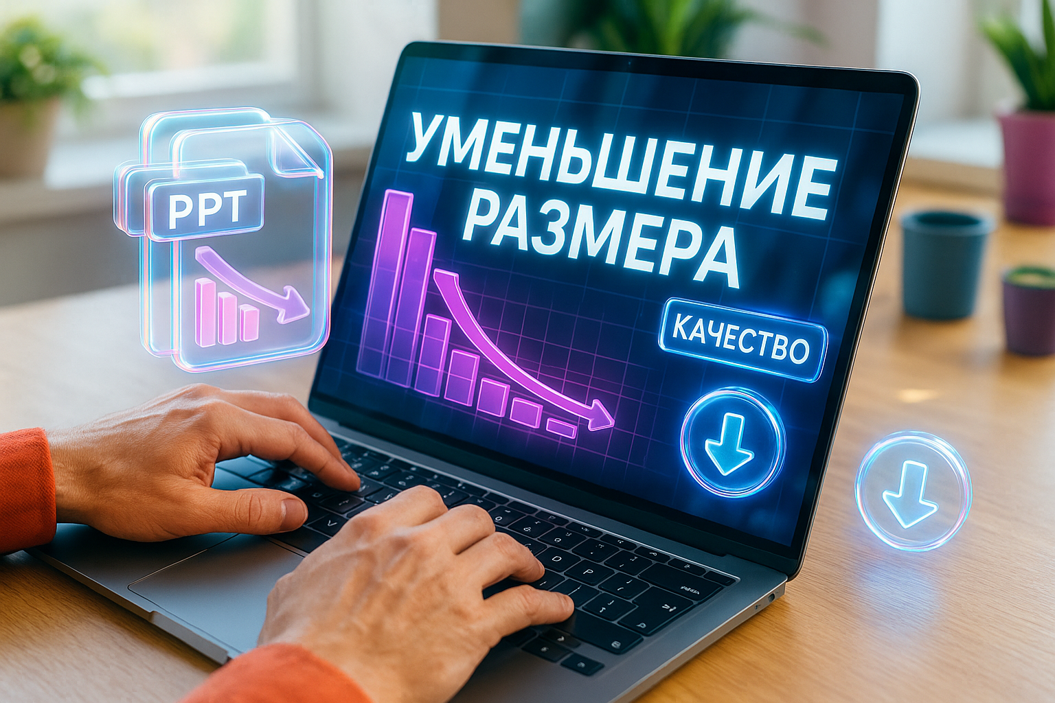Как уменьшить размер презентации — сжатие с 50 МБ до 5 МБ без потери качества