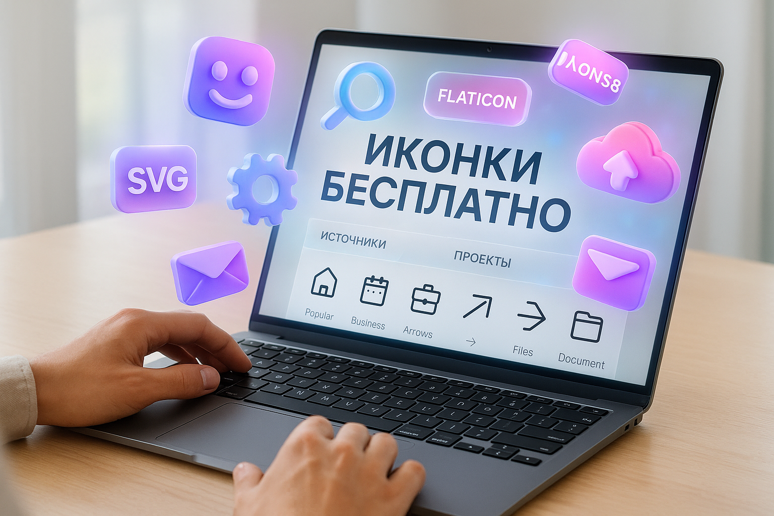 Иконки бесплатно: лучшие источники для любых проектов