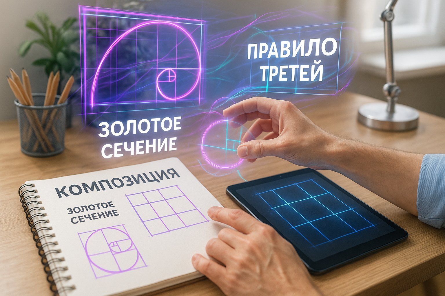Композиция в дизайне: золотое сечение и правило третей