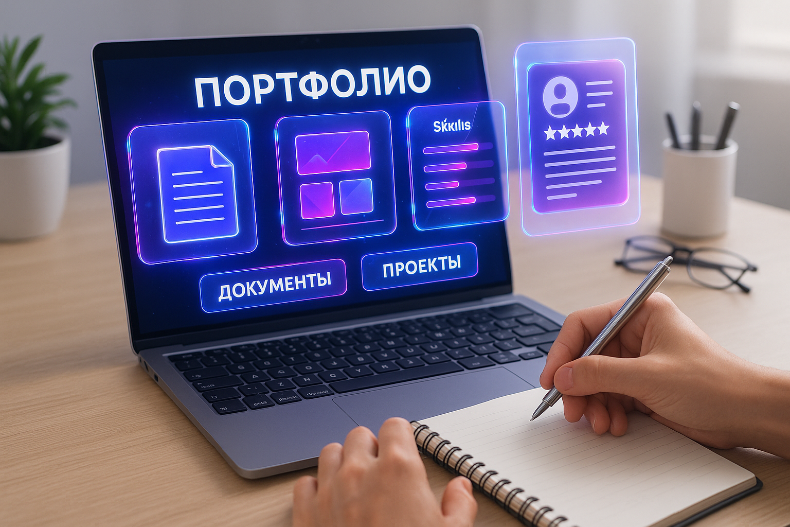 Портфолио для офисного работника: что туда включить