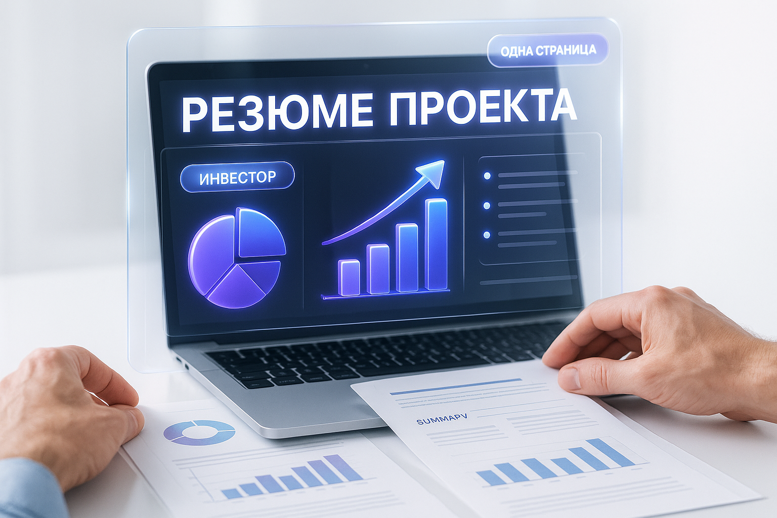 Как составить резюме проекта для инвестора: one pager