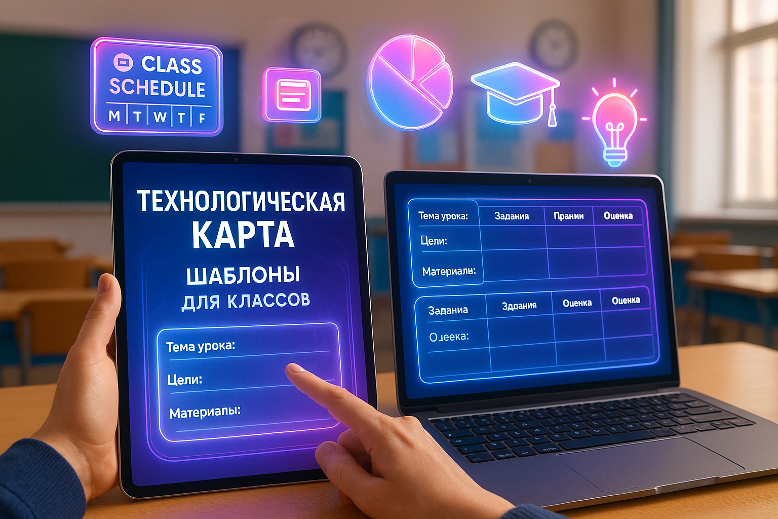 Технологическая карта урока: шаблоны для разных классов