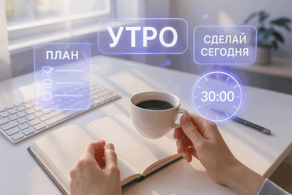 Утренний ритуал: как начинать день продуктивно