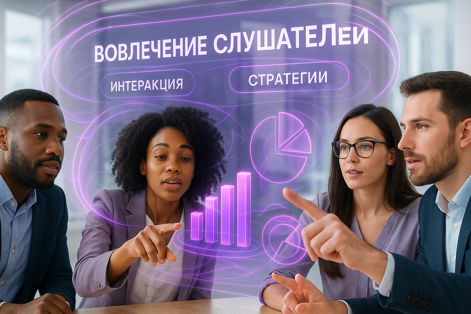 Взаимодействие с аудиторией: вовлечение слушателей