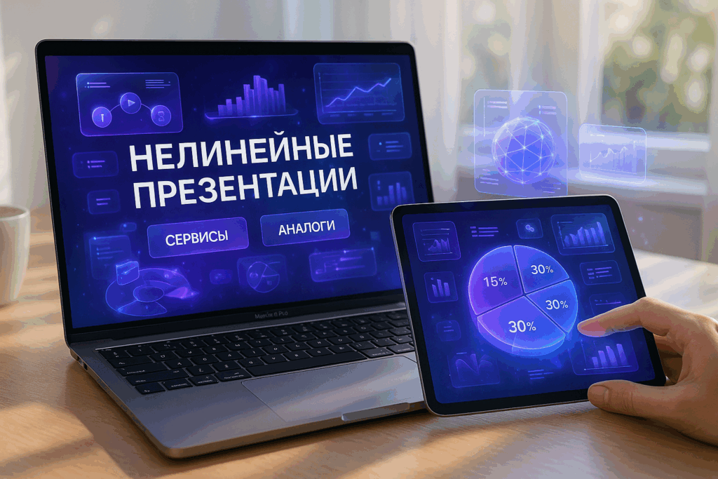 Аналог Prezi 2025 — лучшие сервисы для нелинейных презентаций