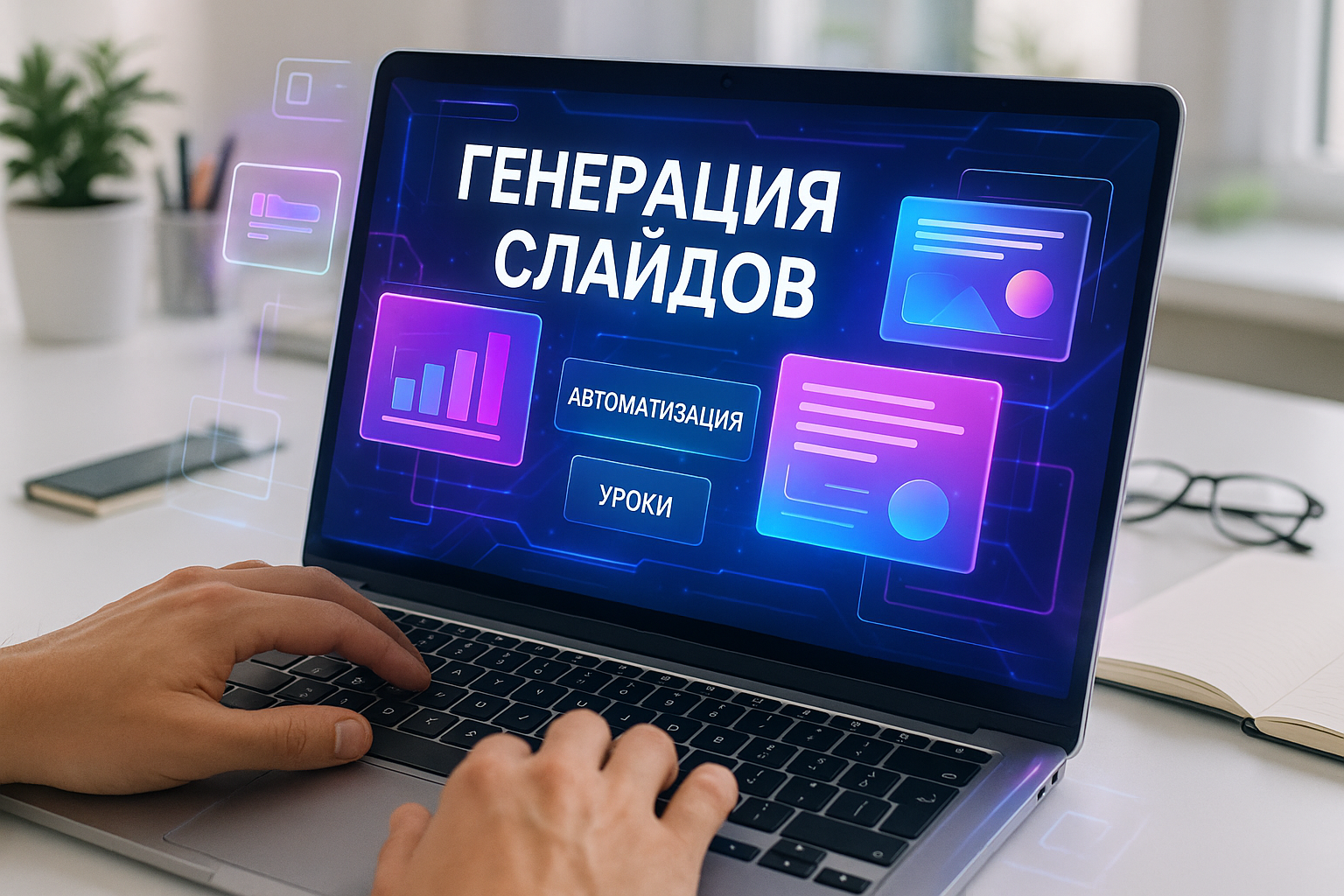 Автоматическая генерация слайдов по теме урока