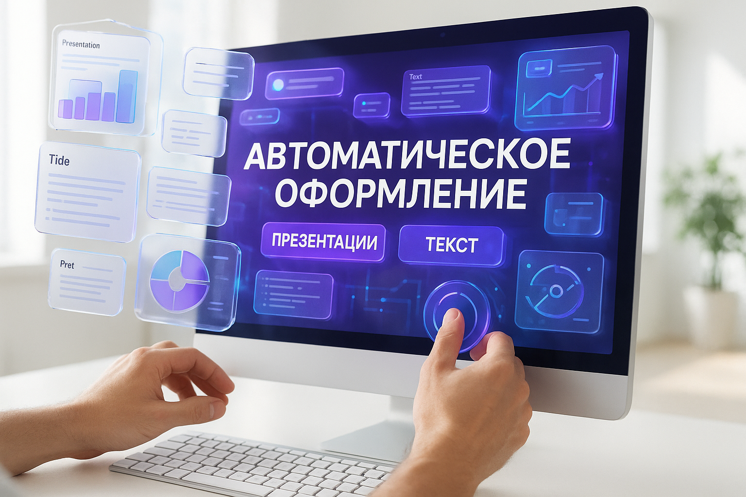 Автоматическое оформление презентации по тексту