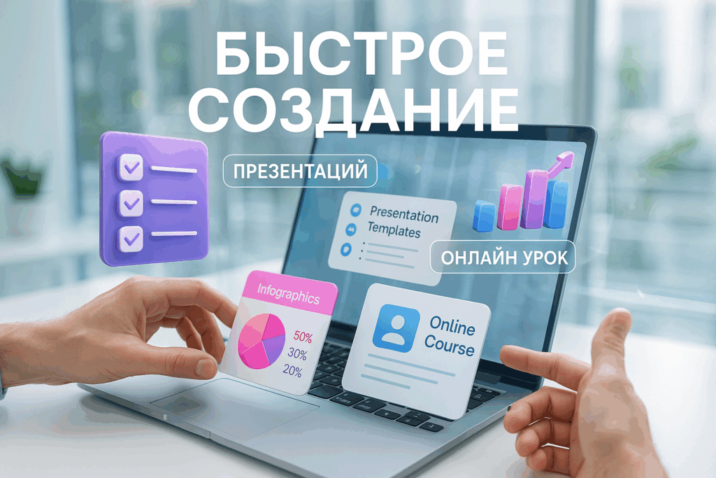 Быстрое создание презентации для урока онлайн