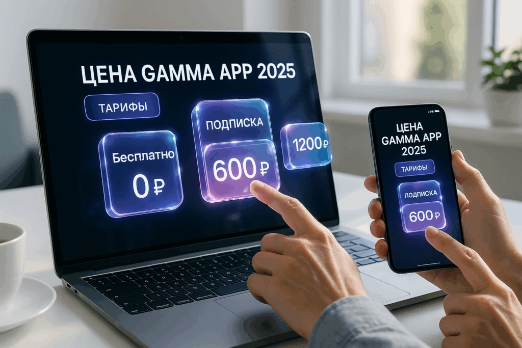 Gamma App цена 2025 — тарифы и стоимость подписки в рублях