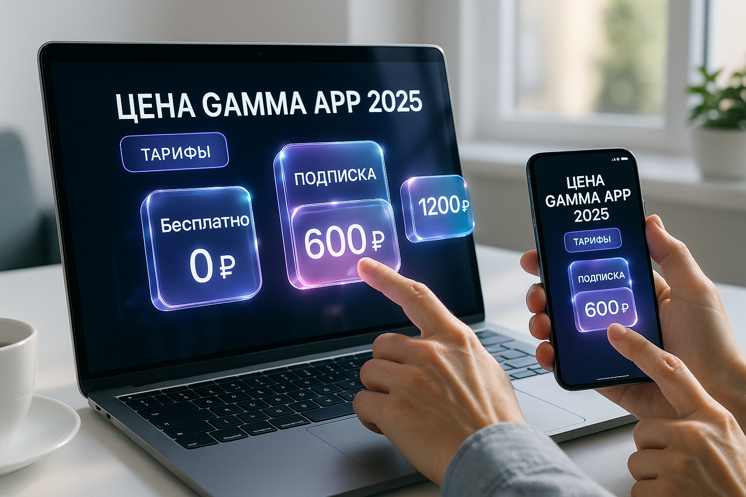 Gamma App цена 2025 — тарифы и стоимость подписки в рублях