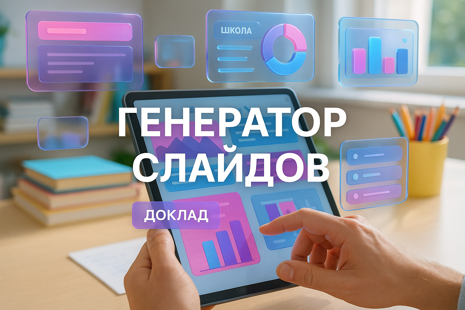 Генератор слайдов для школьного доклада