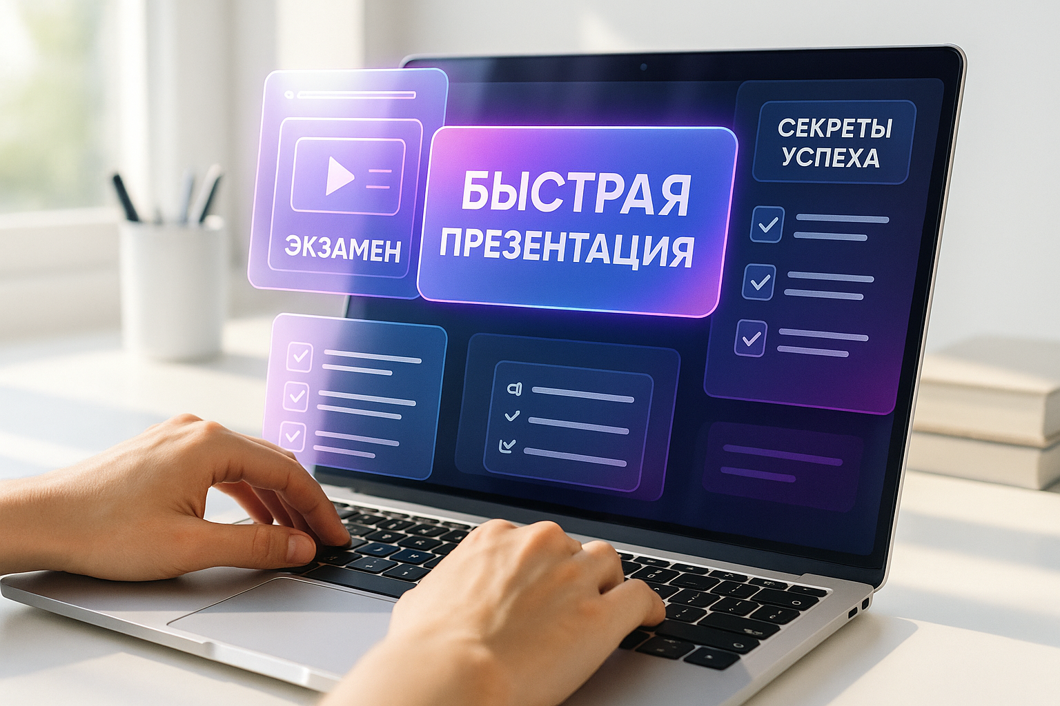 Как быстро сделать презентацию к экзамену