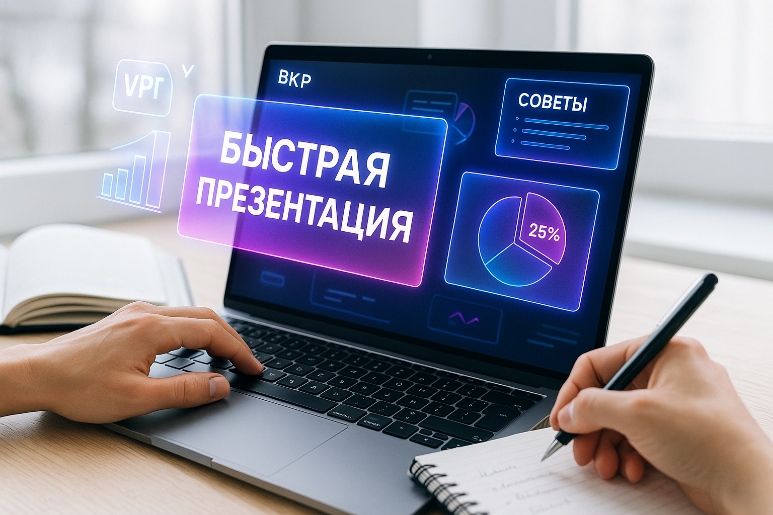 Как быстро сделать презентацию к ВКР