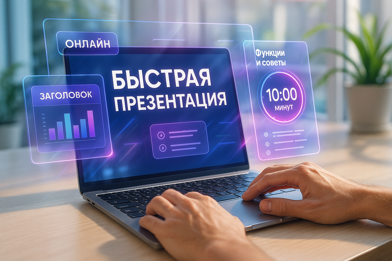 Как быстро сделать презентацию онлайн в 2025 — за 10 минут