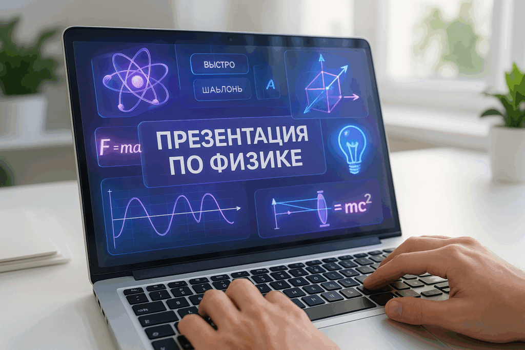 Как быстро сделать презентацию по физике