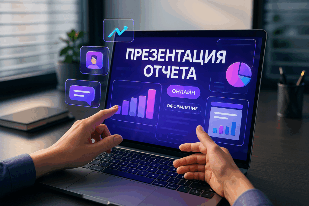 Как оформить презентацию к отчету онлайн