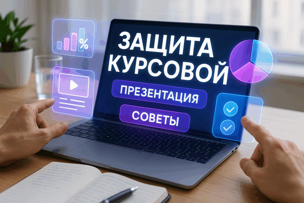 Как сделать презентацию для защиты курсовой работы