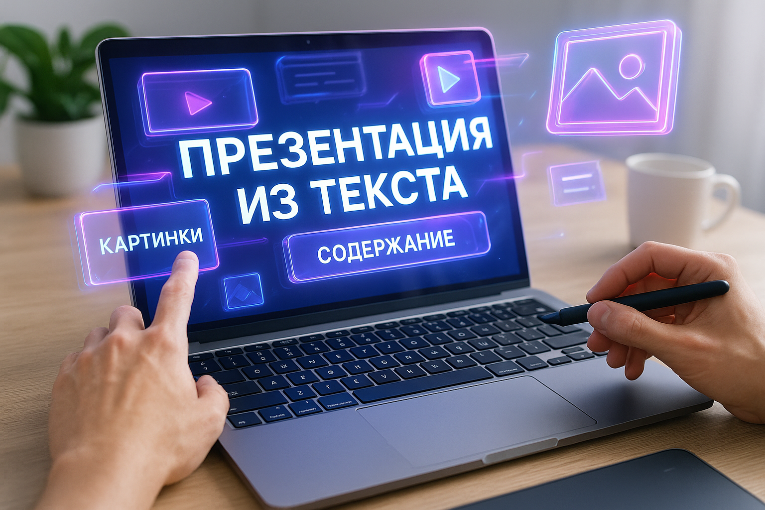 Как сделать презентацию из текста с картинками