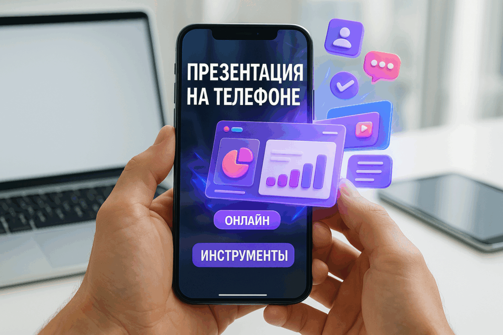 Как сделать презентацию на телефоне онлайн
