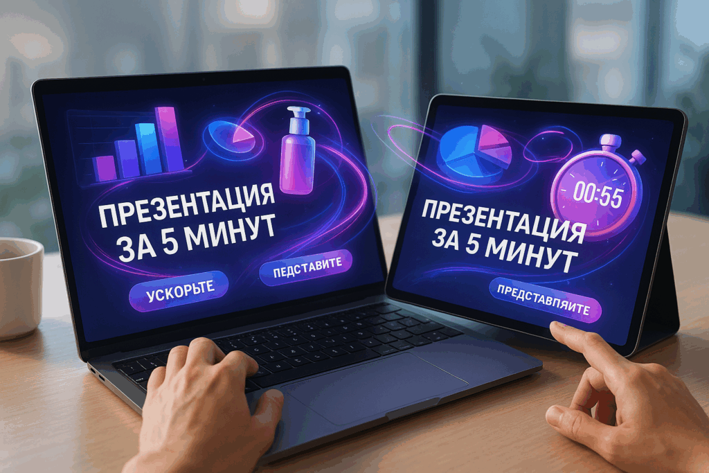Как сделать презентацию продукта за 5 минут