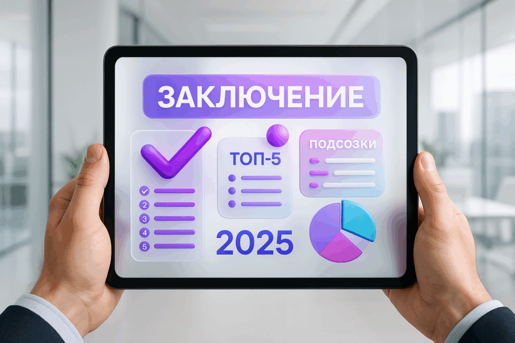 Как сделать заключение в презентации — ТОП-5 проверенных схем 2025 года